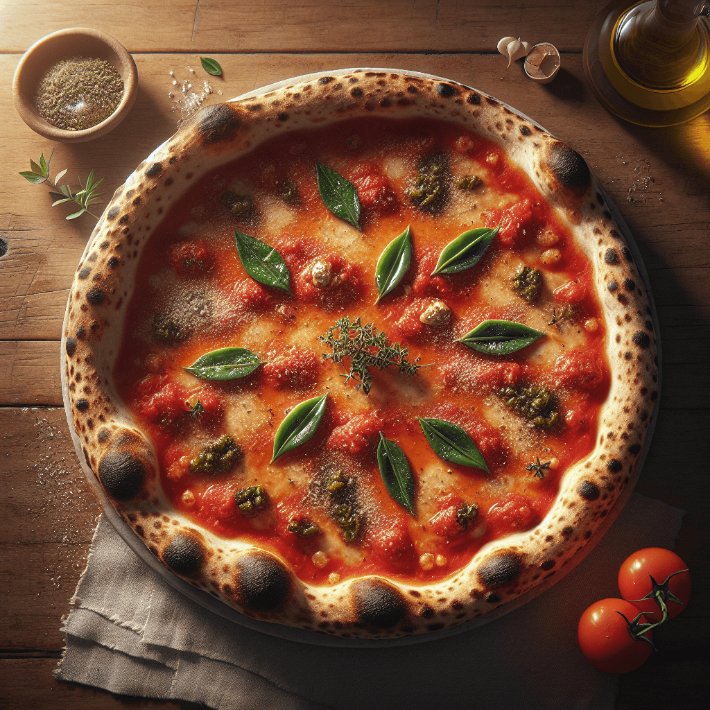 Classic Pizza Marinara - Neapolitan style pizza