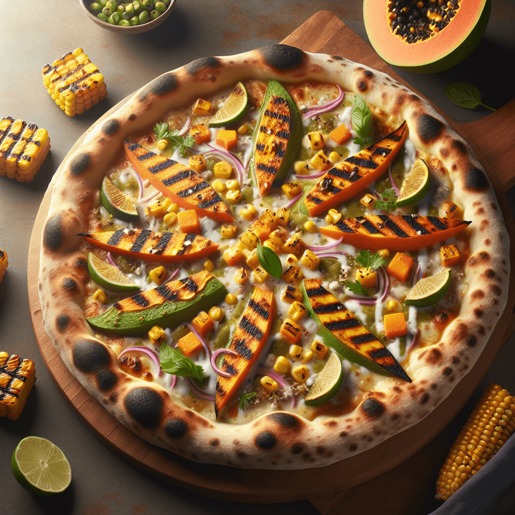 Tropical Fusion Delight - Neapolitan style pizza