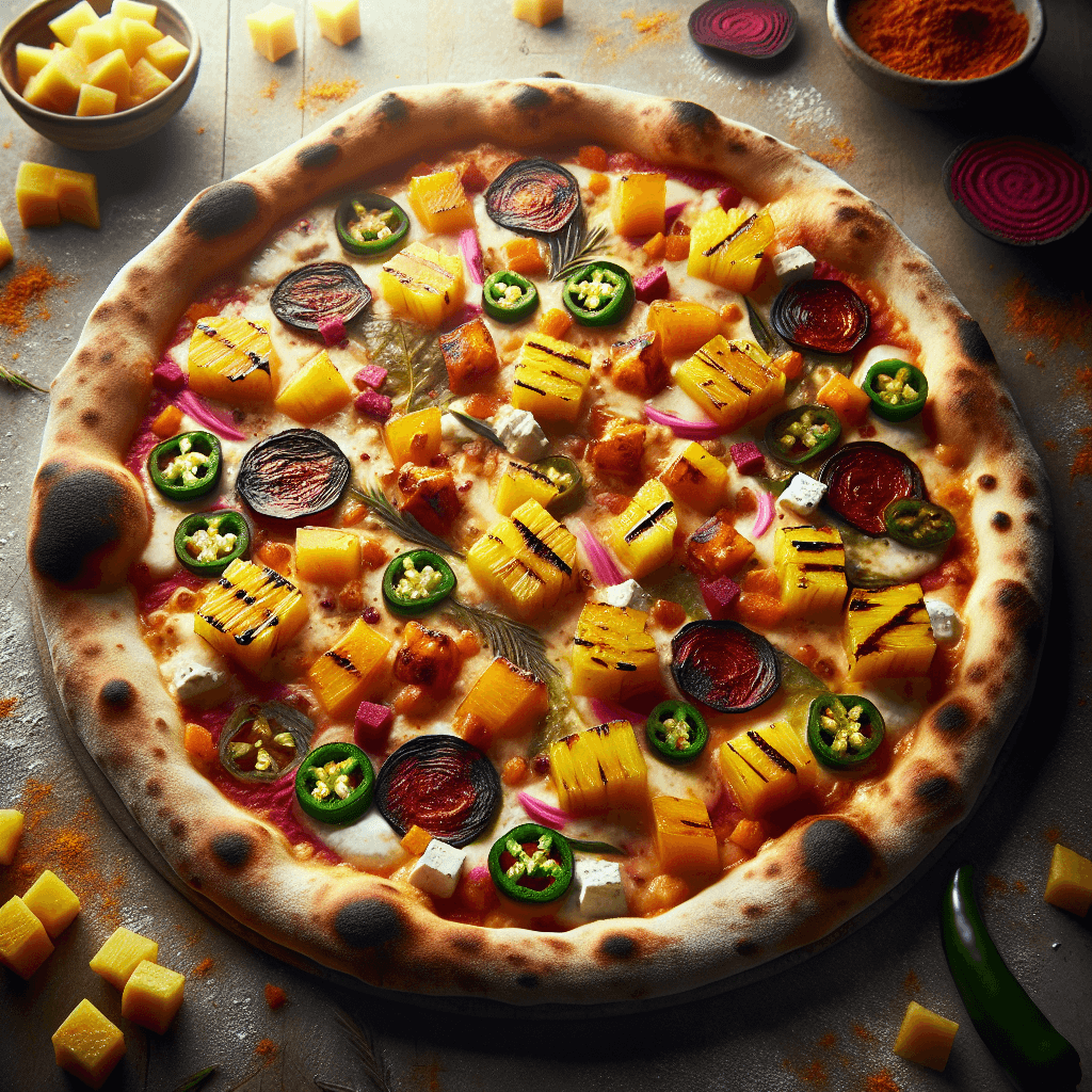 Tropical Harmony Pizza - Neapolitan style pizza